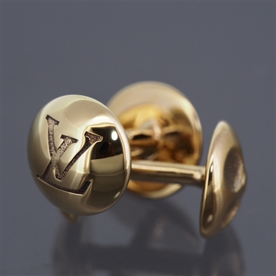 Cufflinks Louis Vuitton Gold in Metal - 21966392